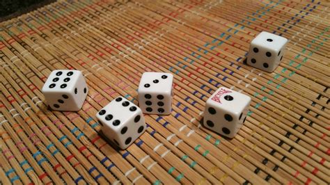 How to play dice - Nov 23, 2023 · The game pays 1:1 for a single up to 30:1 for a jackpot bet of 3 of a kind. Chuck-A-Luck is a great introduction for players to gambling dice games. Stop by a table and enjoy the elementary fun. 4 – Klondike. Klondike is a gambling dice game that was popular in frontier America. The game is played with five dice that are 6-sided and is like ... 